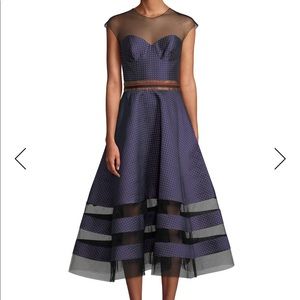 Sheer Yoke Midi Dress by Sachin & Babi Noir.